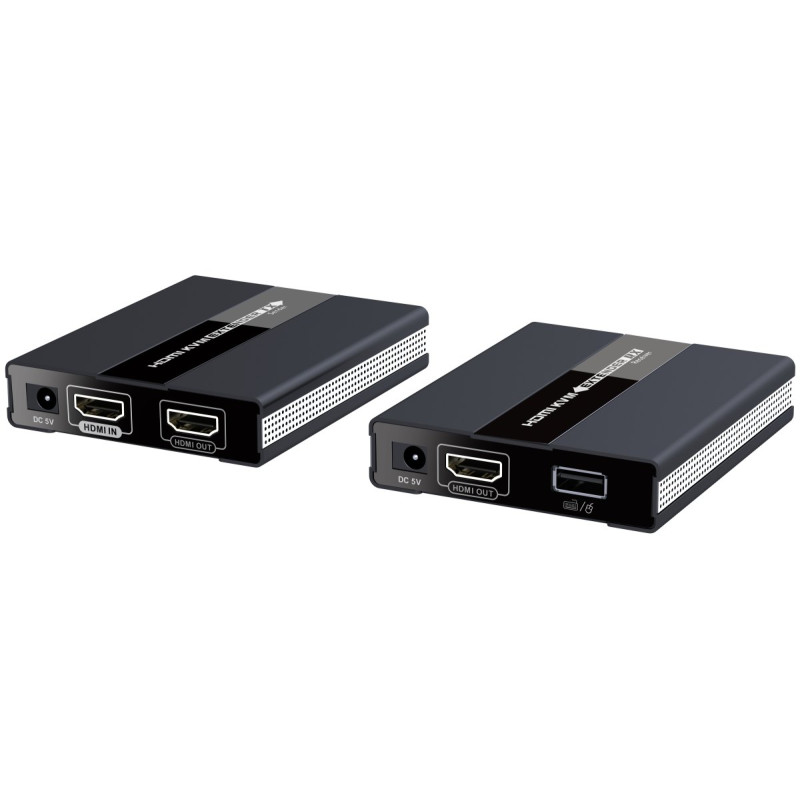 PremiumCord HDMI KVM extender s USB na 60m cez jeden kábel Cat5/6, bez oneskorenia
