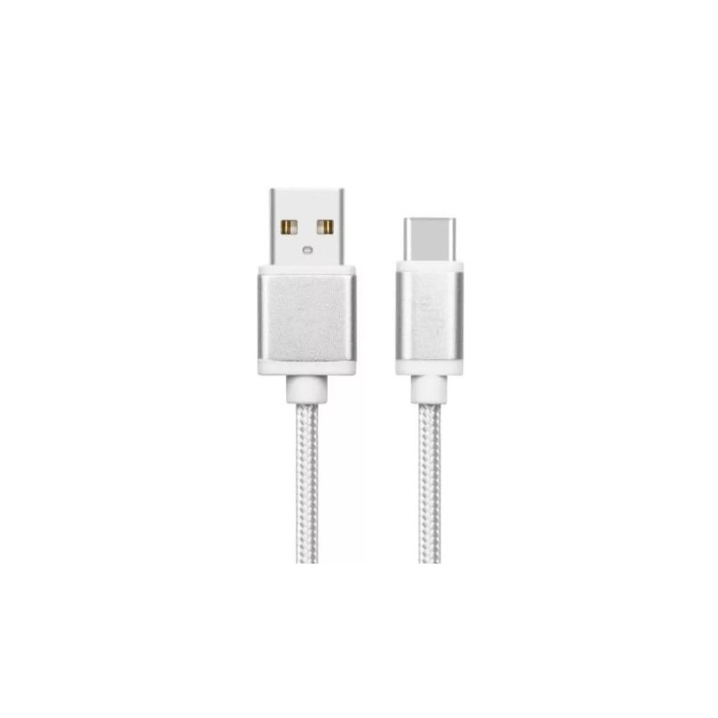 TB Touch USB - USB-C kábel, 2m, strieborný