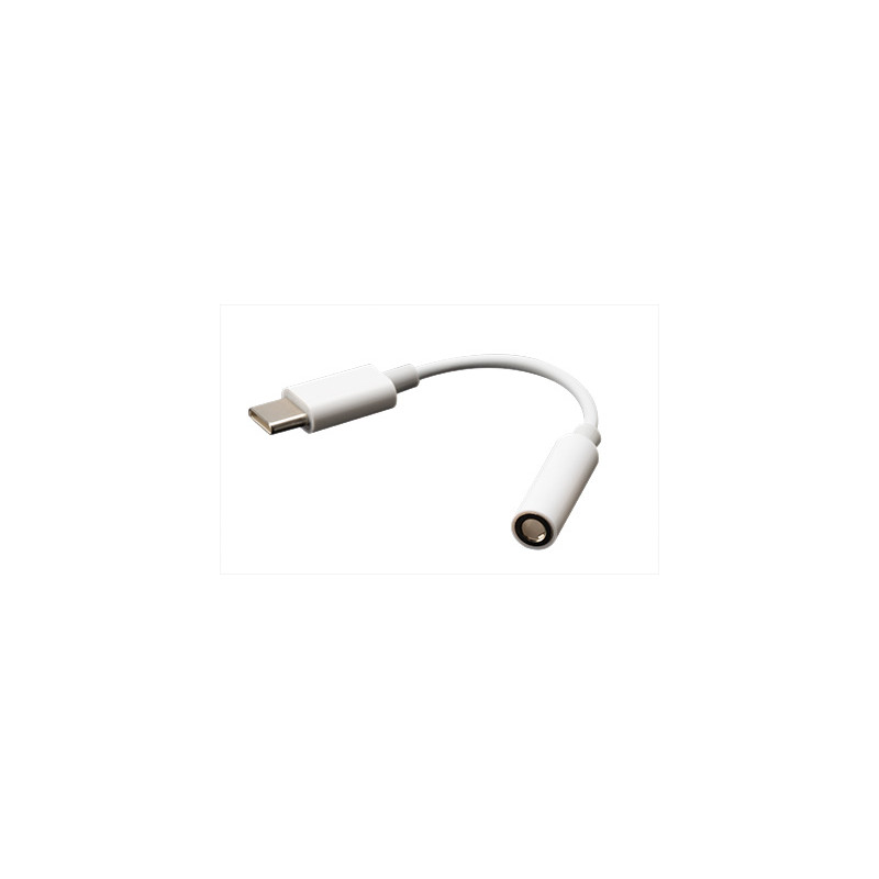 AKASA - adaptér Type-C na 3.5 mm headphone jack