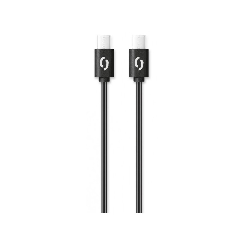 ALIGATOR Dátový kábel POWER 3A, USB-C/USB-C, čierny