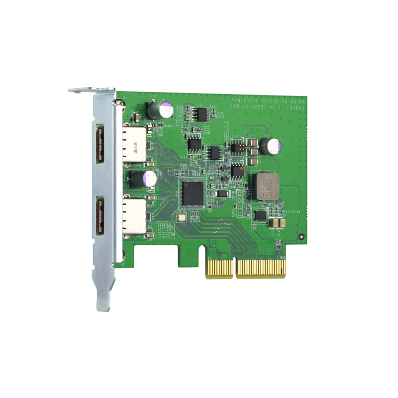 QNAP QXP-10G2U3A - Dvojportová USB 3.2 Gen2 10Gb PCIe rozširujúca karta pre NAS a PC