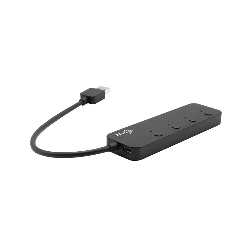 i-tec USB 3.0 Metal HUB 4 Port s vypínačmi na jednotlivých portoch