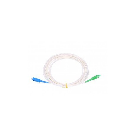 SC/APC - SC/UPC simplex 9/125 SM 0,5 arm.biely 3mm B3 LSZH