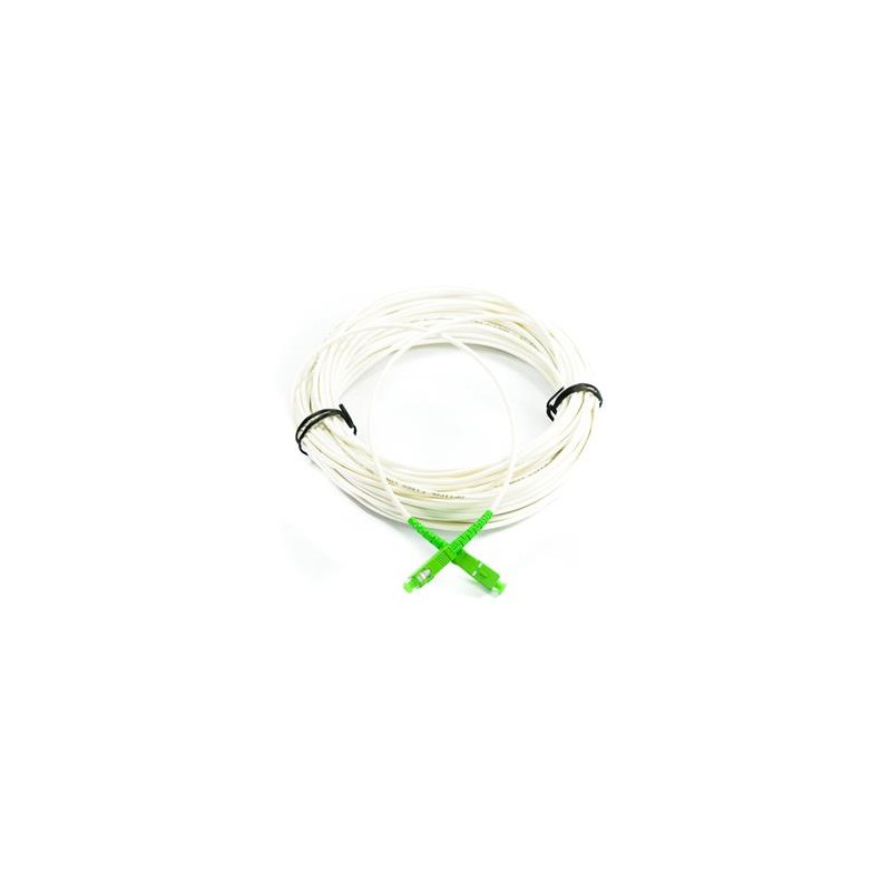 SC/APC - SC/APC simplex 9/125 SM 1m arm.biely 3mm B3 LSZH