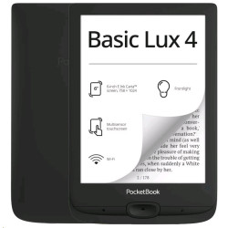 E-book POCKETBOOK 618 Basic Lux 4 Ink Black, čierny