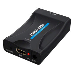 PremiumCord Prevodník SCART na HDMI 1080P s napájacím zdrojom 230V