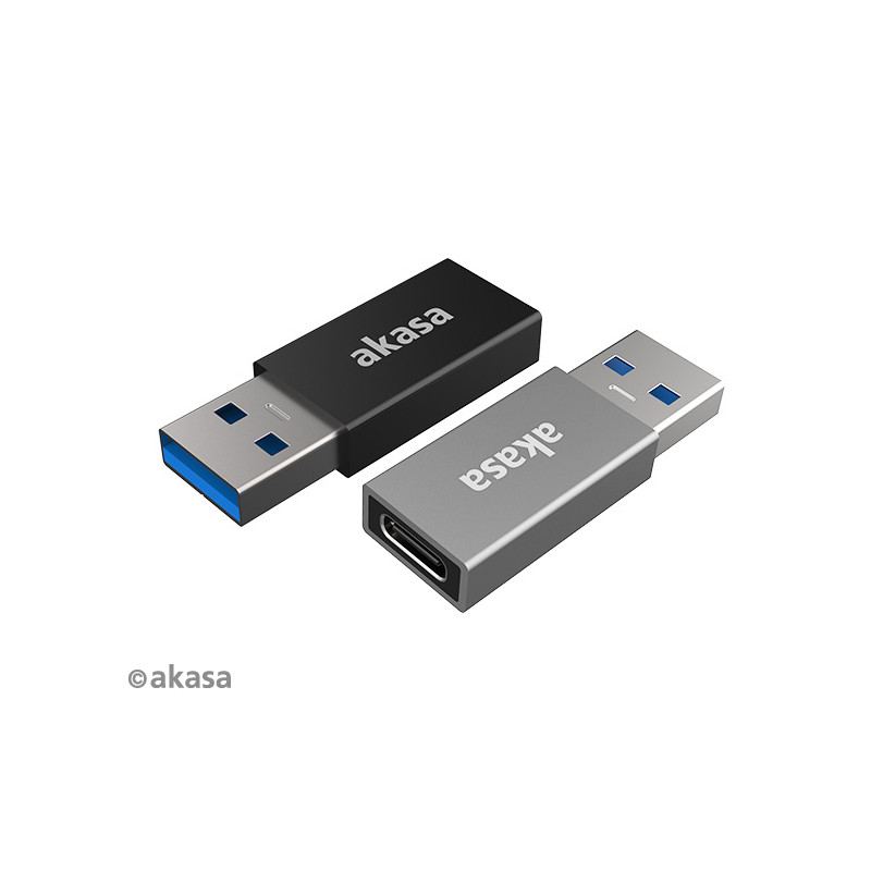 AKASA - USB 3.1 Gen 2 Type-C (F) na Type-A (M) 2 ks