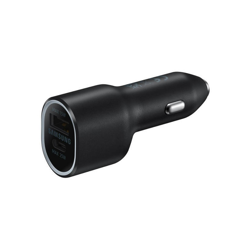 Samsung Duálna autonabíjačka 40W (USB, USB-C) Black
