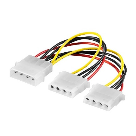 PremiumCord napájací kábel HDD 5,25 ''- 2x5,25''