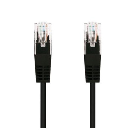 Kábel C-TECH patchcord Cat5e, UTP, čierny, 0,5m