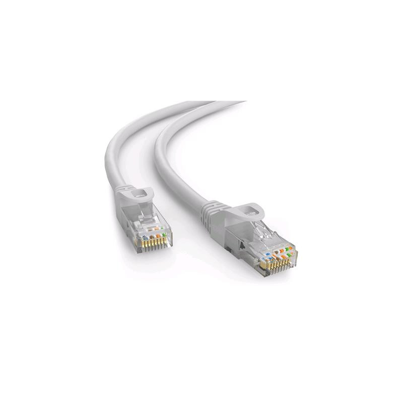 Kábel C-TECH patchcord Cat6, UTP, sivý, 7,5m