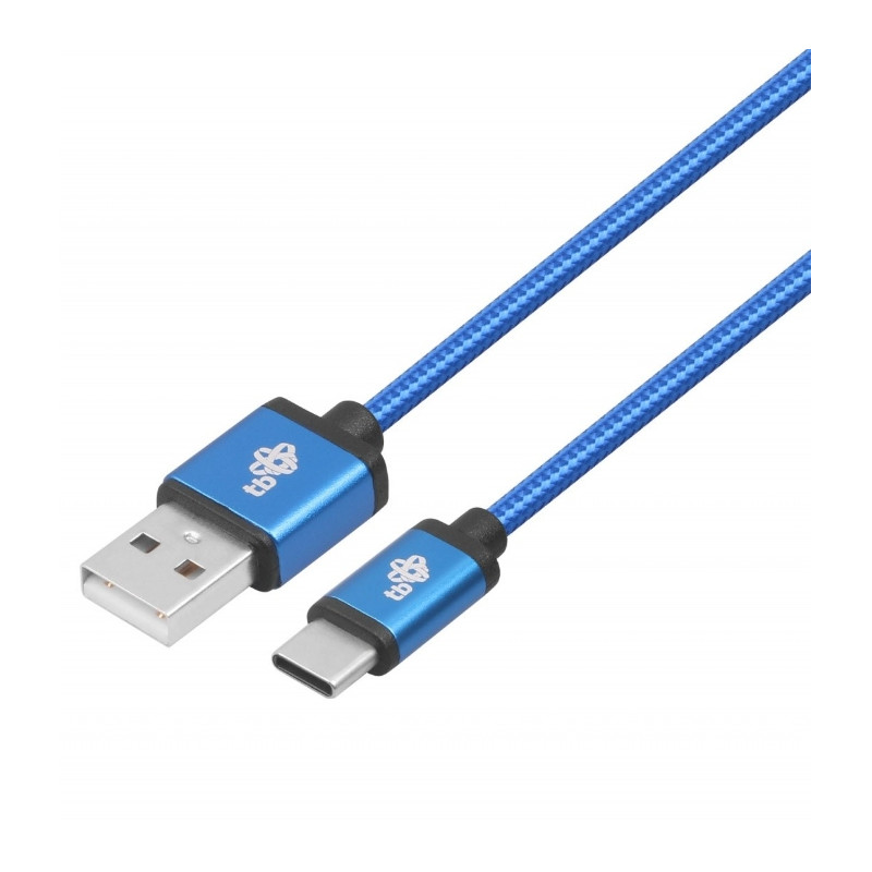 TB Touch USB - USB C kábel, 1,5 m, modrý