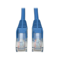 Tripplite Ethernetový kábel Cat5e 350MHz Snagless Molded (UTP) (RJ45 Samec/Samec), modrá, 0.31m