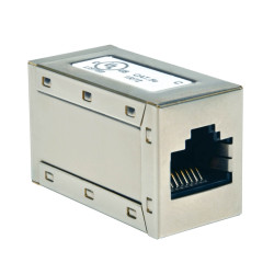 Tripplite Spojka priechodná tienená, Cat5e, RJ45 Samica/Samice