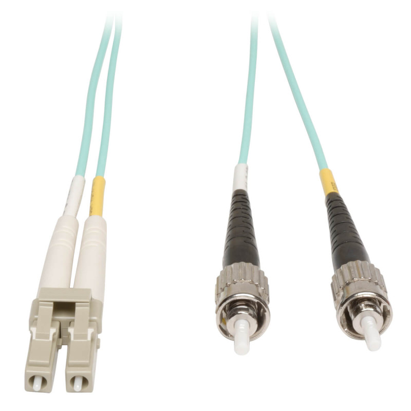 Tripplite Optický patch kábel 10Gb Duplex Multimode 50/125, OM3 (LC/ST), modrá, 10m