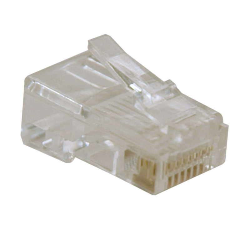 Tripplite Konektor RJ45 pre Cat5e káble, plné / slanené vodiče, 10ks balenie