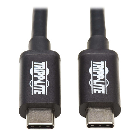 Tripplite Kábel Thunderbolt 3, 20Gb/s, 5A 100W Power Delivery, 4K 60Hz, (Samec/Samec), čierna, 0.5m