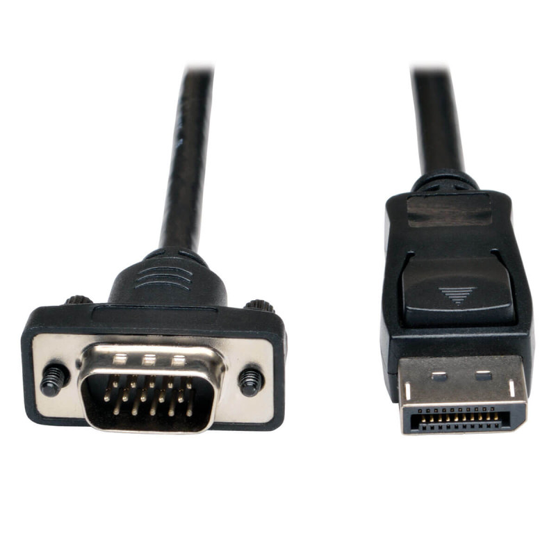 Tripplite Video kábel DisplayPort 1.2 s aretáciou / VGA (Samec/Samec), 1.8m