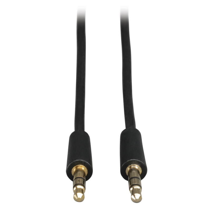 Tripplite Audio kábel pre mikrofóny, reproduktory a slúchadlá stereo 3.5mm jack (Samec/Samec), 1.83m