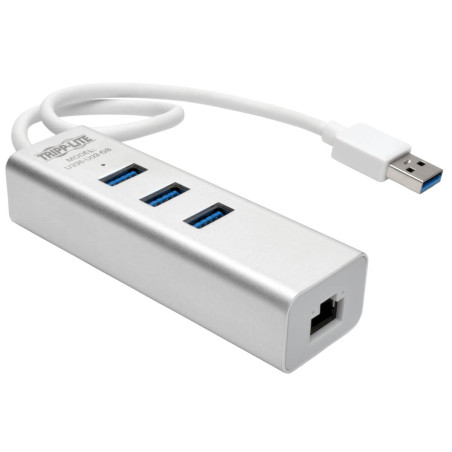 Tripplite Adaptér USB 3.0 SuperSpeed ??/ Gigabit Ethernet NIC, s rozbočovačom 3x USB 3.0