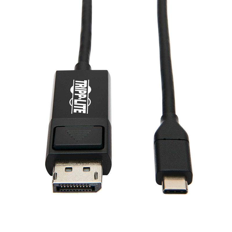 Tripplite Adaptér USB-C/DisplayPort, uzamykateľný konektor, 4K 60Hz, HDR (Samec/Samec), kábel 1.8m