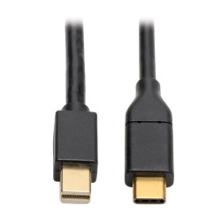 Tripplite Adaptér USB-C/Mini DisplayPort (Samec/Samec), 4K 60Hz, čierna, 1.8m