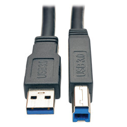 Tripplite Kábel USB-A/USB-B, USB 3.0, aktívny SuperSpeed ??Repeater (Samec/Samec), 7.62m