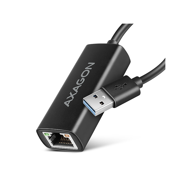 AXAGON ADE-AR, USB-A 3.2 Gen 1 - Gigabit Ethernet sieťová karta, Realtek 8153, auto inštal
