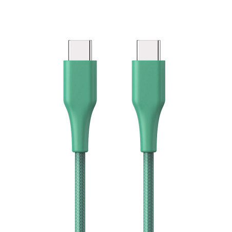 ER POWER kábel USB-C/C GRS 60W 120cm zelený