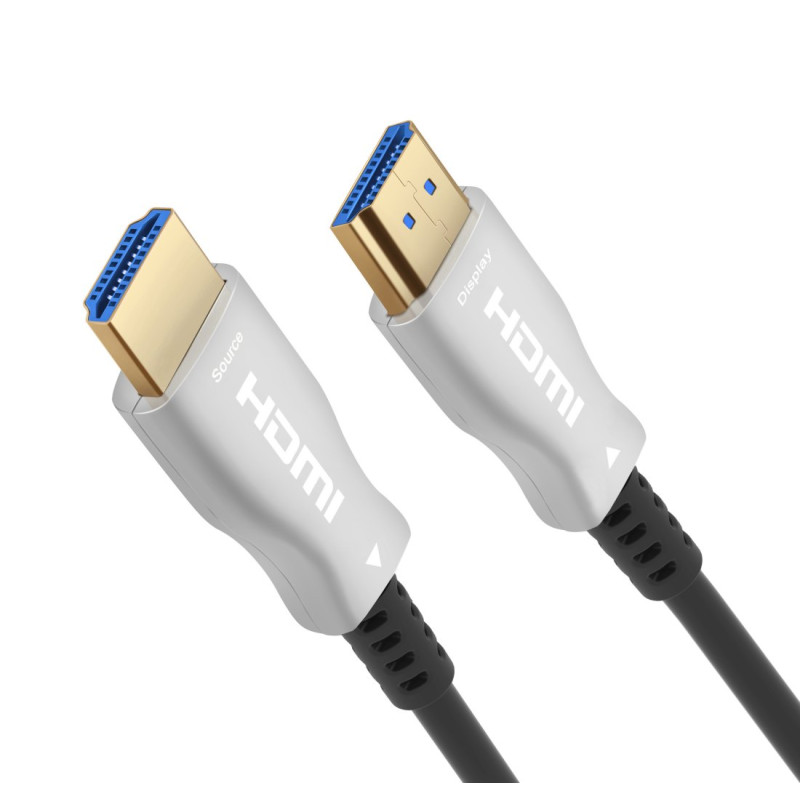 PremiumCord optický fiber High Speed ??with Ether. 4K@60Hz kábel 30m, M/M, pozlátené konektory