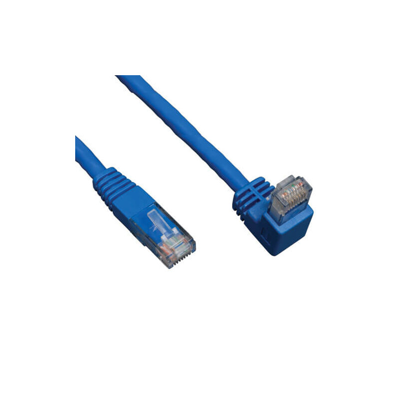 Ethernetový kábel Cat6 Gigabit Molded (UTP) (RJ45 dole Samec / rovno Samec), modrá, 3.05m