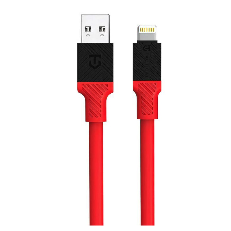 Tactical Fat Man Cable USB-A/Lightning 1m Red