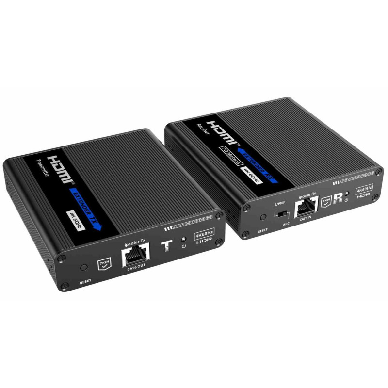 PremiumCord HDMI 2.0 extender na 70m cez cat6/6a