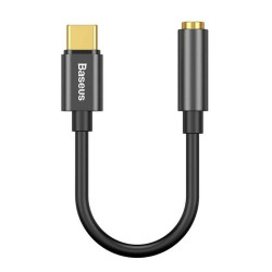 Baseus audio adaptér z USB-C na Jack 3,5mm čierny