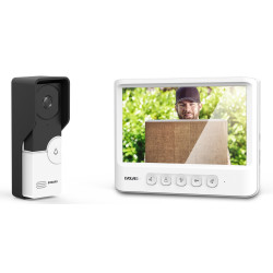 EVOLVEO DoorPhone IK06, set video dverného telefónu s pamäťou a farebným displejom