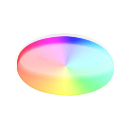 Tellur WiFi Smart LED okrúhle stropné svetlo, 24W, 3000-6500K + RGB, biele