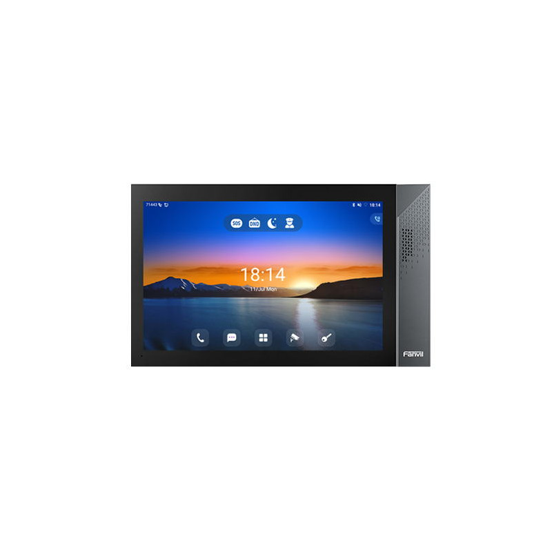 Fanvil i57A SIP Android vnútorná dotyková stanica, 10.1'' displ., 2SIP, WiFi, BT, 3rd app