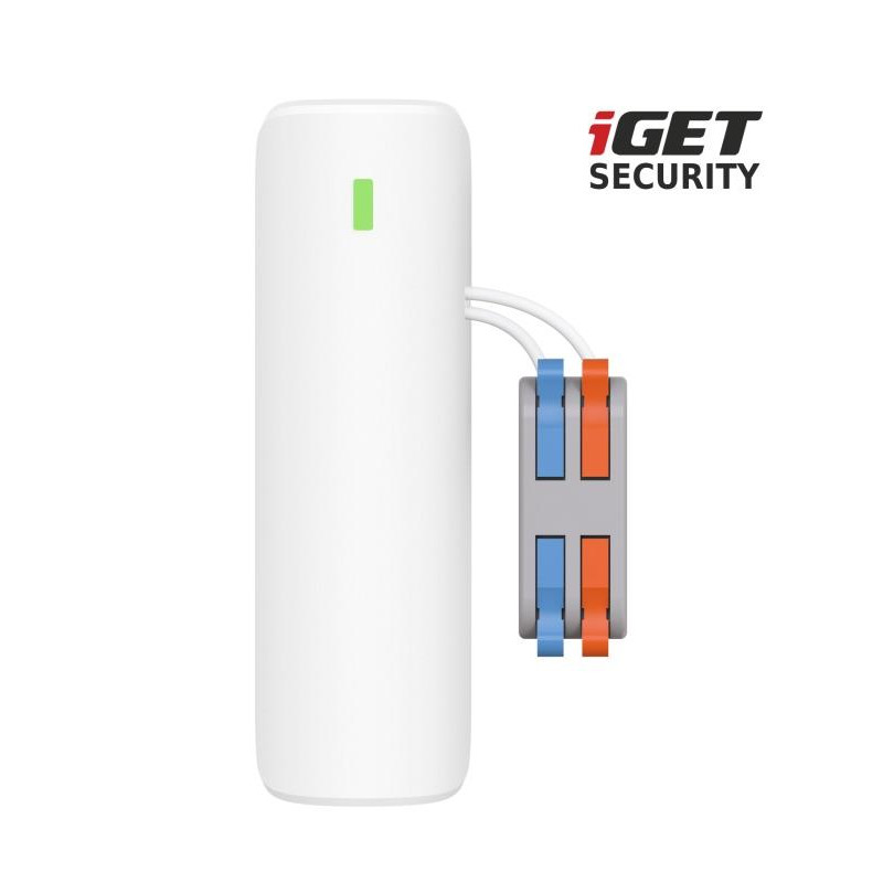 iGET SECURITY EP28 SECURITY - premostenie káblových senzorov pre alarm M5, výdrž batt. až 5 rokov