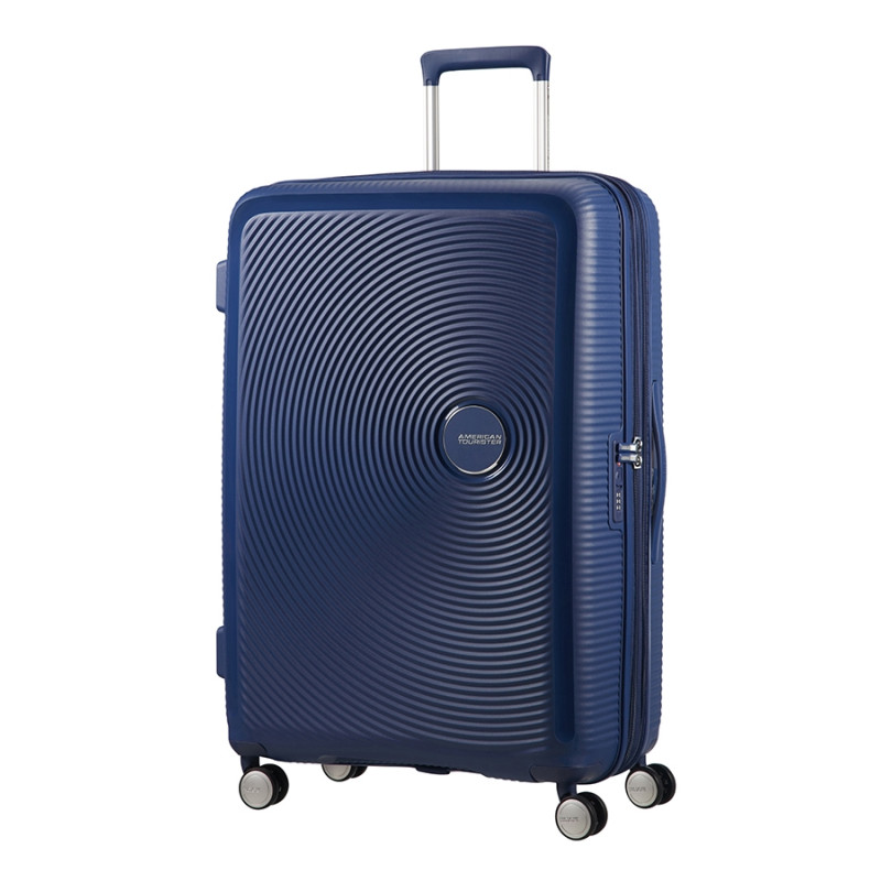 American Tourister Soundbox Spinner Exp. 77 Navy