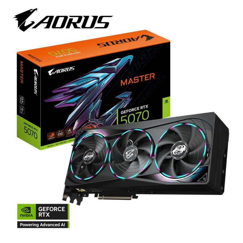 GIGABYTE AORUS RTX™ 5070 MASTER 12G