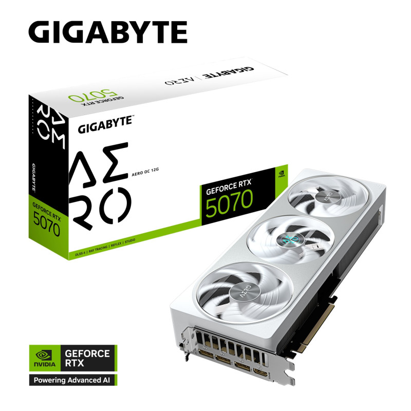 GIGABYTE RTX™ 5070 AERO OC 12G