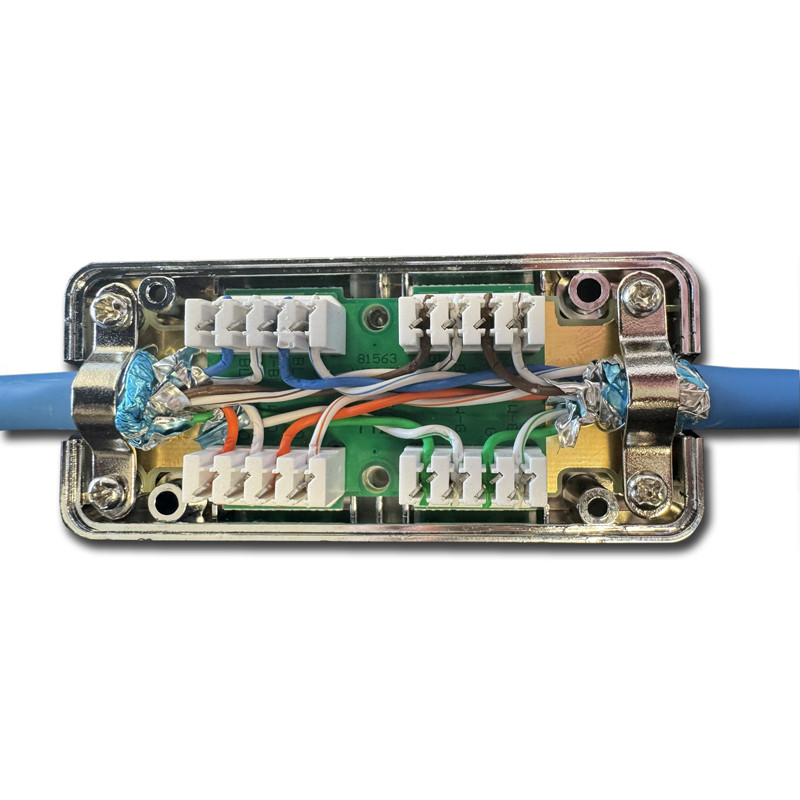 DATACOM Zárezová spojka STP CAT6A LSA SILVER
