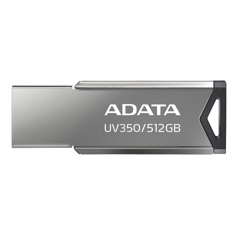 ADATA UV350/512GB/USB 3.2/USB-A/Strieborná