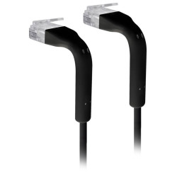 Ubiquiti U-Cable-PATCH-RJ45-BK, Ethernet Patch Kábel, 0,1m (0,22m s konektormi), Cat6, čierny
