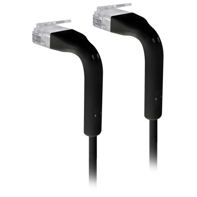Ubiquiti U-Cable-Patch-RJ45-BK-50, Ethernet Patch Kábel, 0,1m (0,22m s konektormi), Cat6, čierny (50ks)
