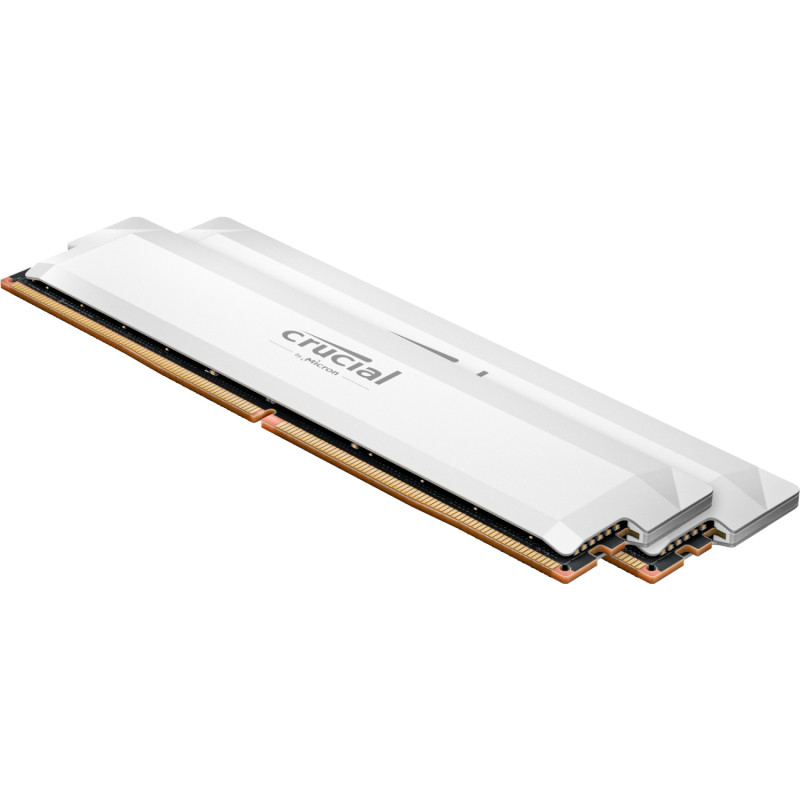 Crucial Pre OC/DDR5/64GB/6400MHz/CL40/2x32GB/White