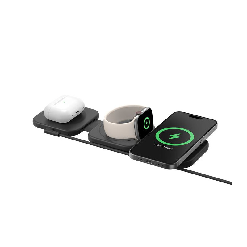 Belkin 3v1 prenosná nabíjacia podložka 15W cestovná