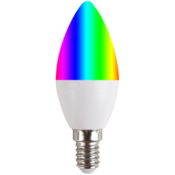iGET HOME BS3 - Wi-Fi LED žiarovka 5.5W RGB, CCT, E14, stmievateľná, samostatná