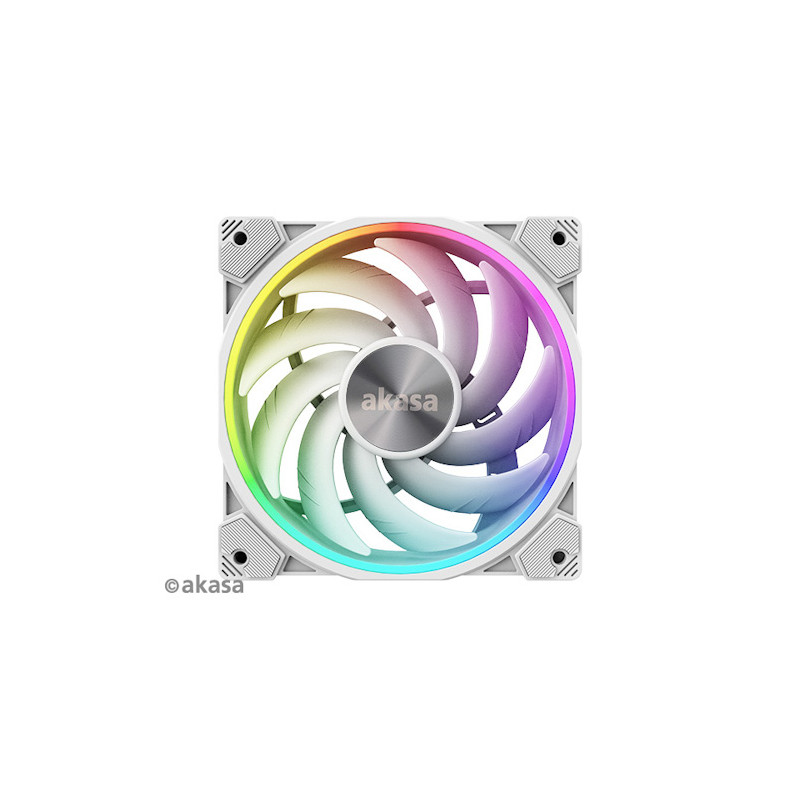 ventilátor Akasa - 12 cm - SOHO AR argb biely
