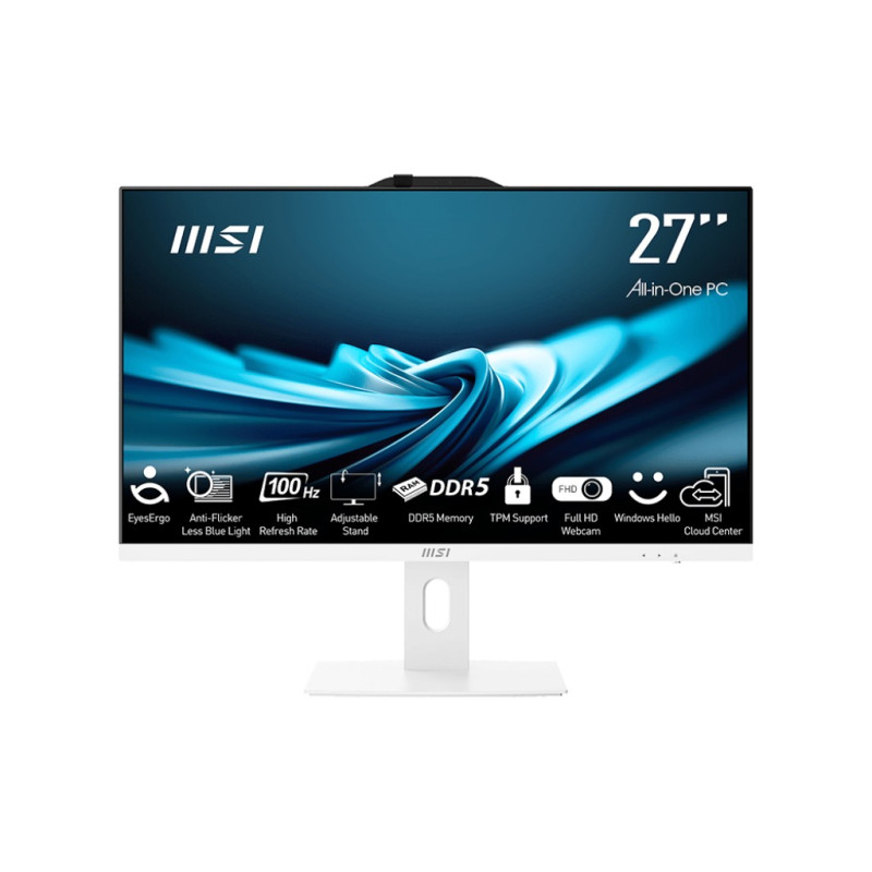 MSI PRO/AP272P 14M-892CZ/27''/FHD/i7-14700/16GB/1TB SSD/UHD 770/W11P/Bílá/3R